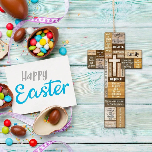 Faith-Inspired Wooden Cross Decor
