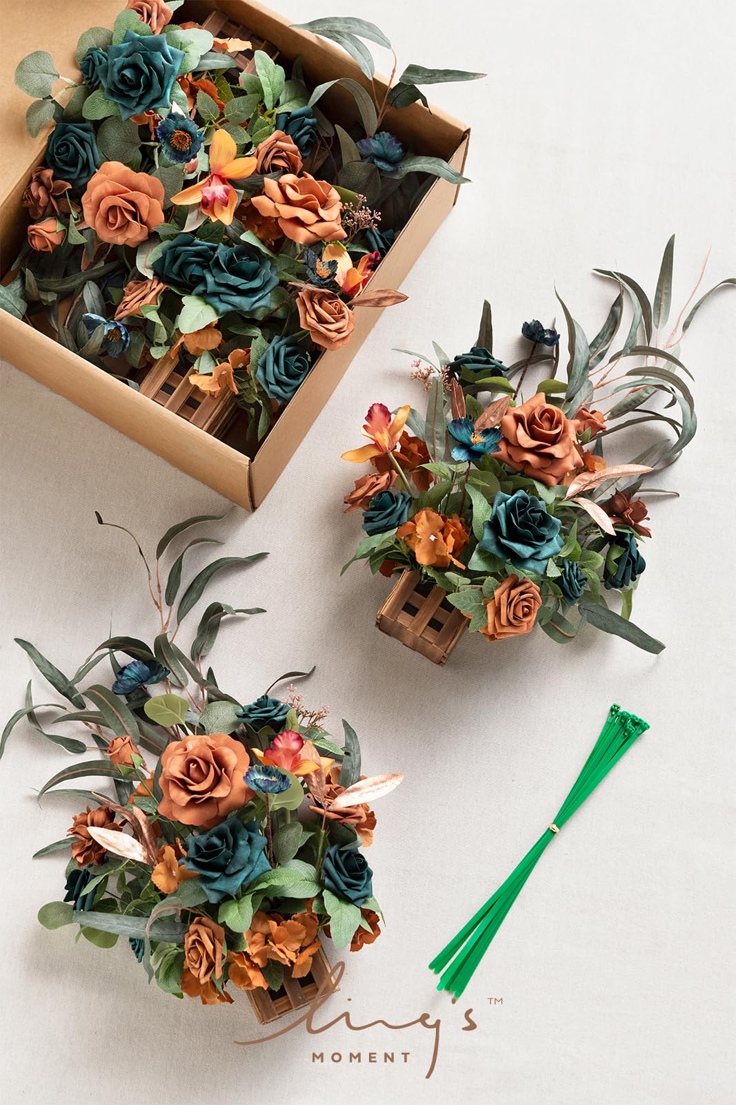 👰Artificial Flowers Wedding Aisle Runner Chair Decorations