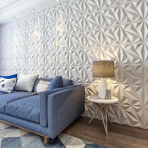 π₯33 Pack 3D Diamond Wall Panels β Cover 32 Sq.Ft!β¨