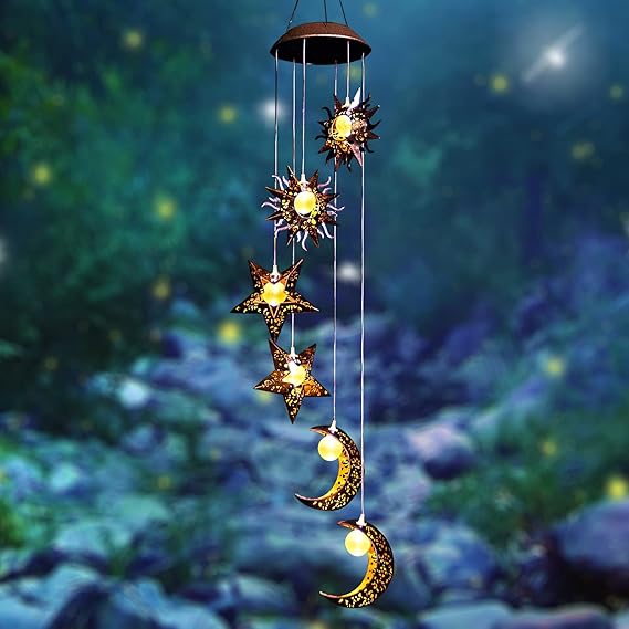 ๐Solar Wind Chime Lights Outdoor โ Perfect for Patio, Porch, Yard & Gifts