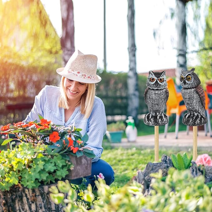 π¦ Owl Garden Guard β No Batteries Needed, Just Wind Power!