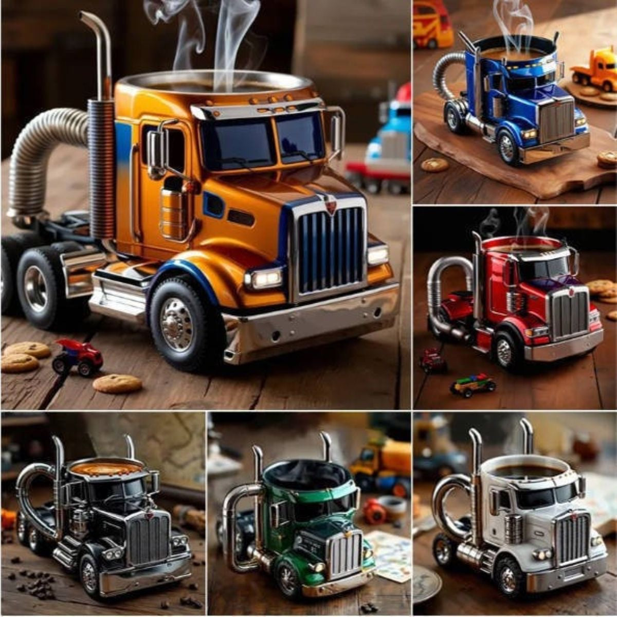 ☕Truck Coffee Cup – Perfect Gift for Gearheads