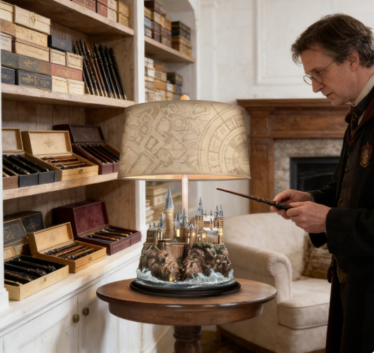✨ Iconic Hogwarts™ Castle Lamp: A Magical Light-Up Collectible