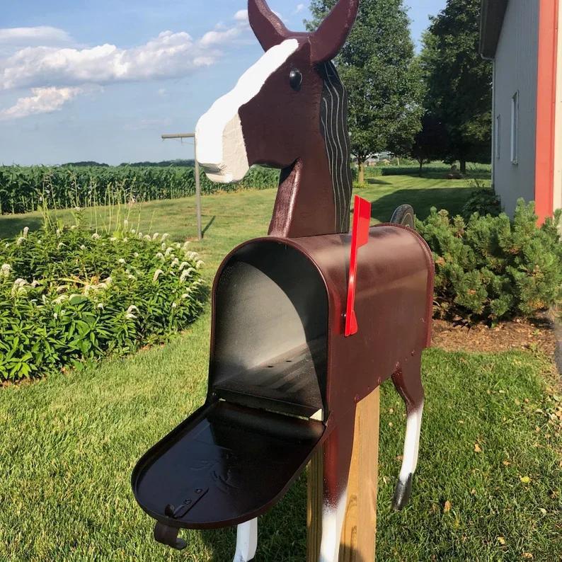 The Ultimate Horse Head Mailbox | Handcrafted Elegance🐎✨