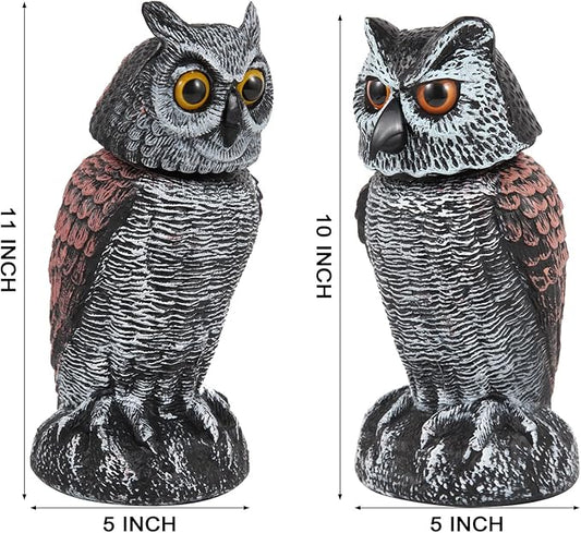 π¦ Owl Garden Guard β No Batteries Needed, Just Wind Power!