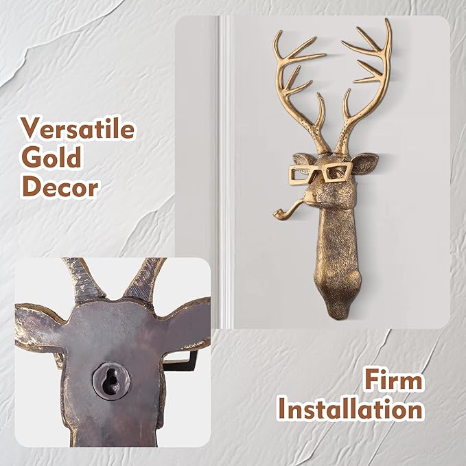 π¦π¦β¨ 6βPack Gold Animal Head Wall Sculptures β Limited Stock 50% Off!ππ·οΈ