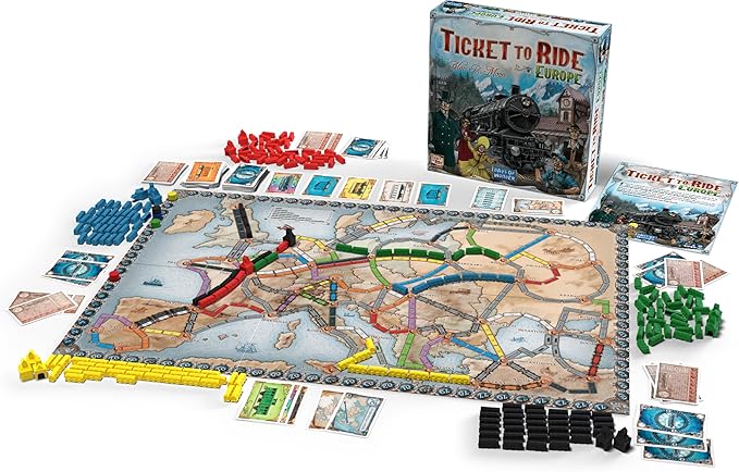 🗺️ Strategy + Adventure = Ticket to Ride Europe 🎯