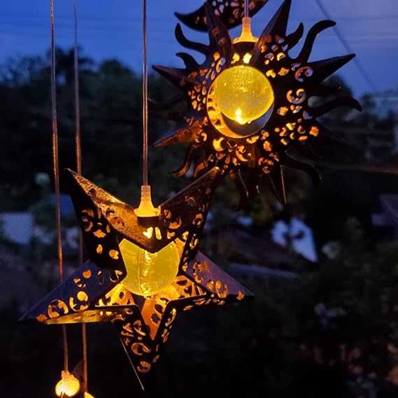 ๐Solar Wind Chime Lights Outdoor โ Perfect for Patio, Porch, Yard & Gifts