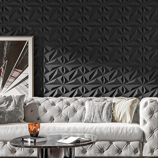 π₯33 Pack 3D Diamond Wall Panels β Cover 32 Sq.Ft!β¨