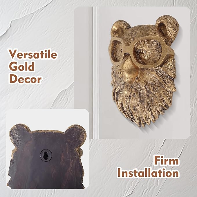 π¦π¦β¨ 6βPack Gold Animal Head Wall Sculptures β Limited Stock 50% Off!ππ·οΈ