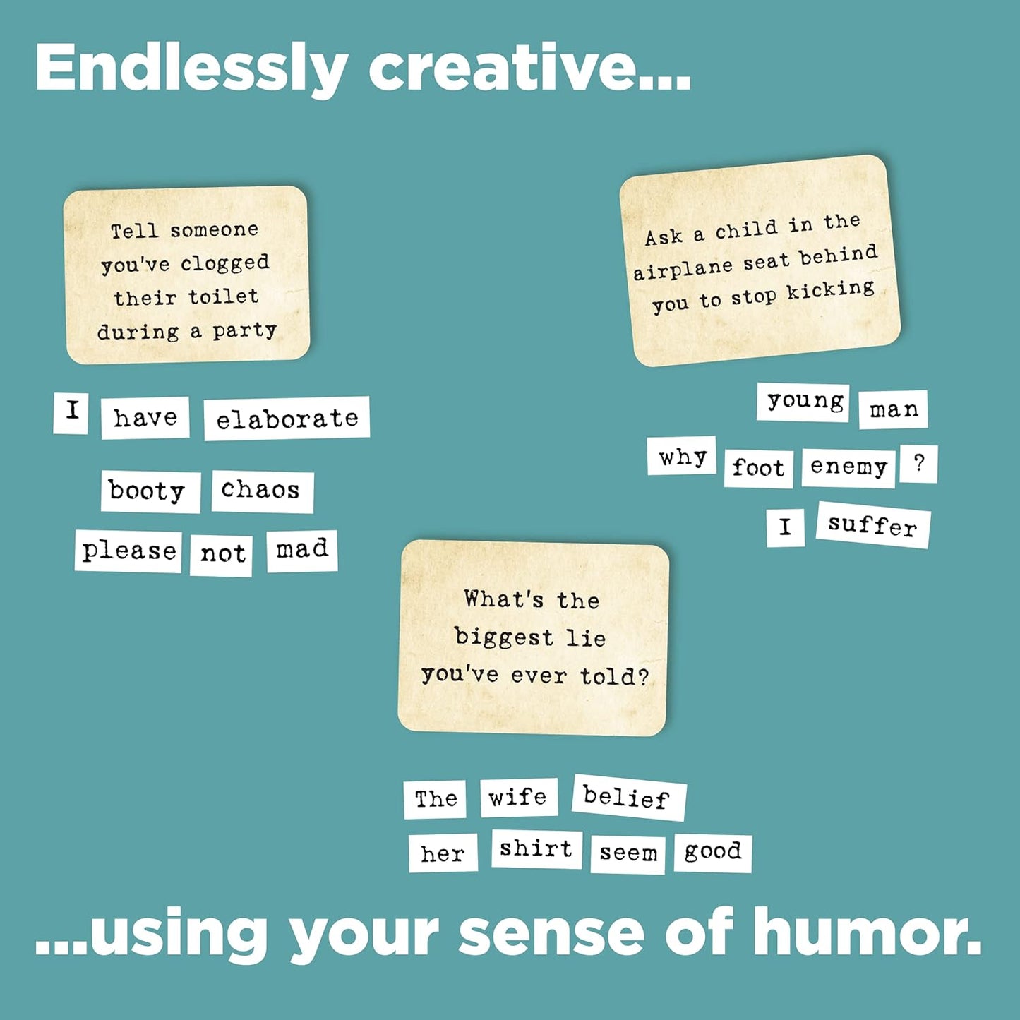 🤪 Hilarious Word Magnet Game for Wild Game Nights