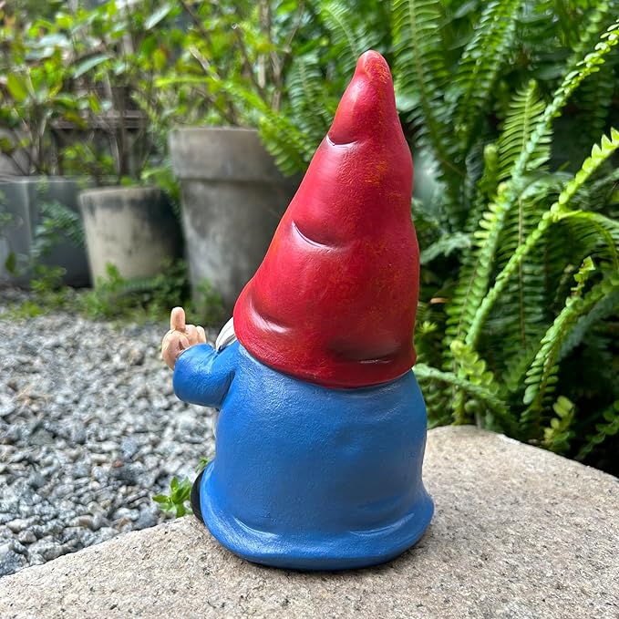 π Grumpy Gnome 7.8" β Funny Garden Rebel!