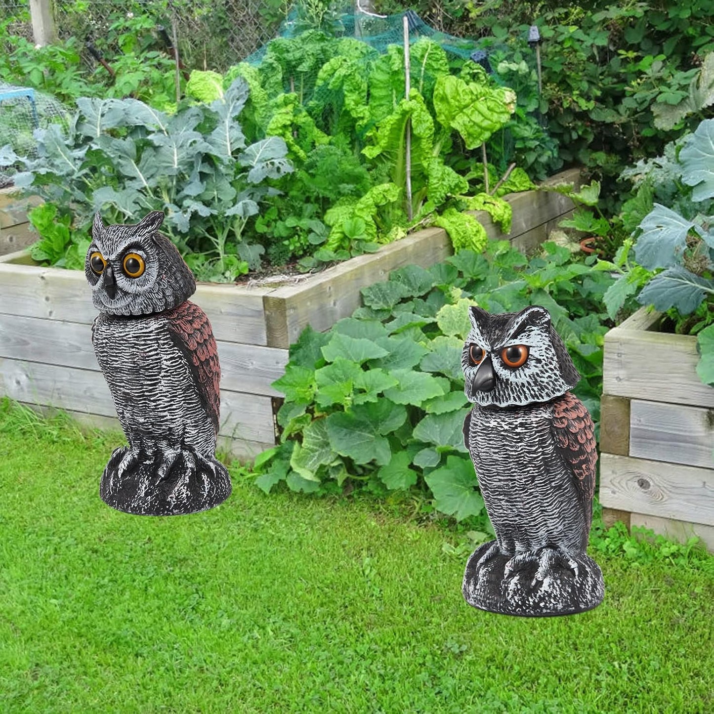 π¦ Owl Garden Guard β No Batteries Needed, Just Wind Power!