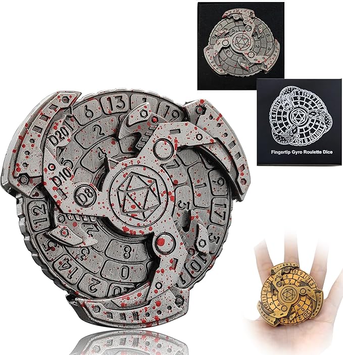 🎲7-in-1 DND Spinner Dice Set🔥Epic RPG Fun!
