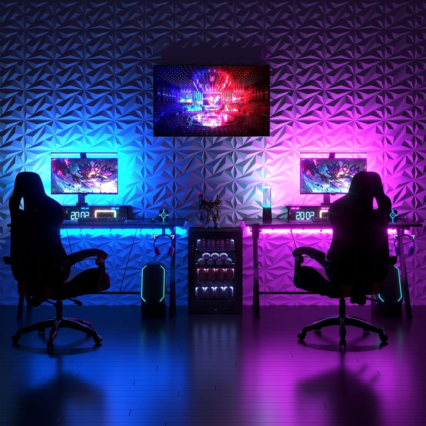 π₯33 Pack 3D Diamond Wall Panels β Cover 32 Sq.Ft!β¨