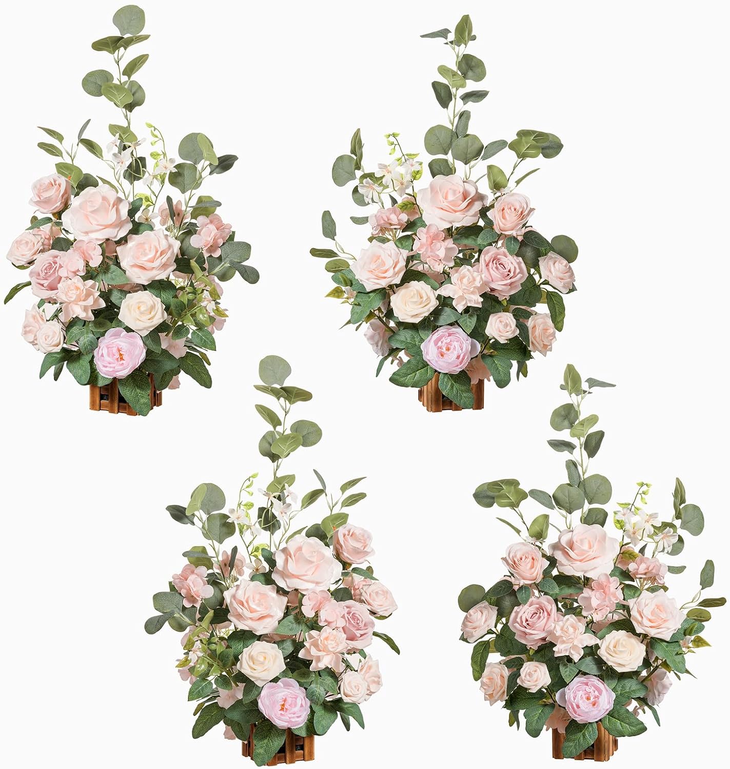 👰Artificial Flowers Wedding Aisle Runner Chair Decorations