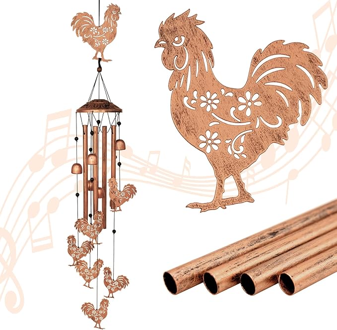 ✝️ Jesus Wind Chimes – Faithful Garden Gift