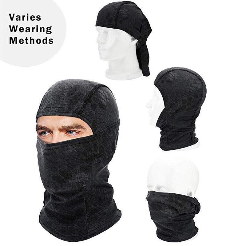 Tactical Camo Face Masks – 5PCS UV Neck Gaiters