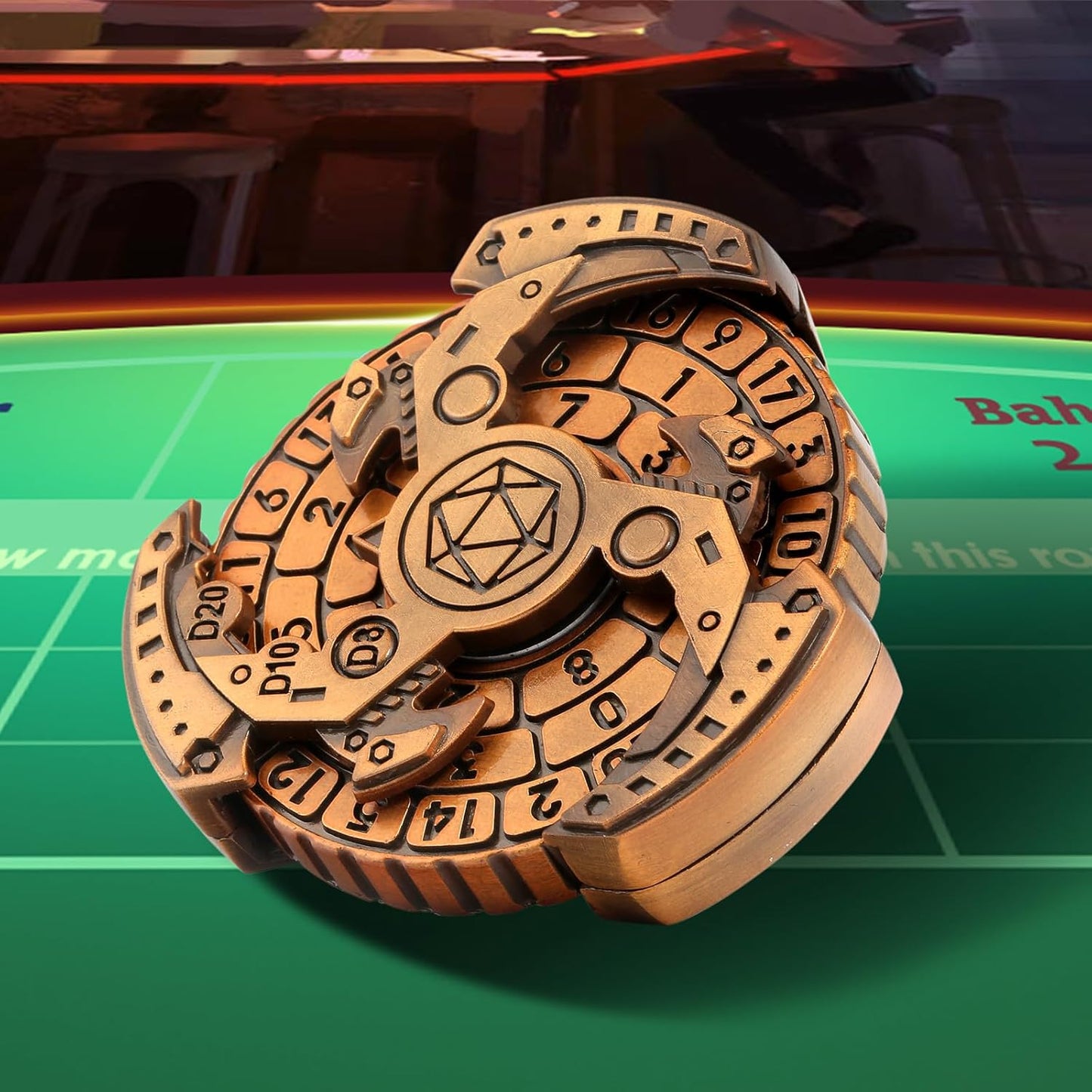 🎲7-in-1 DND Spinner Dice Set🔥Epic RPG Fun!