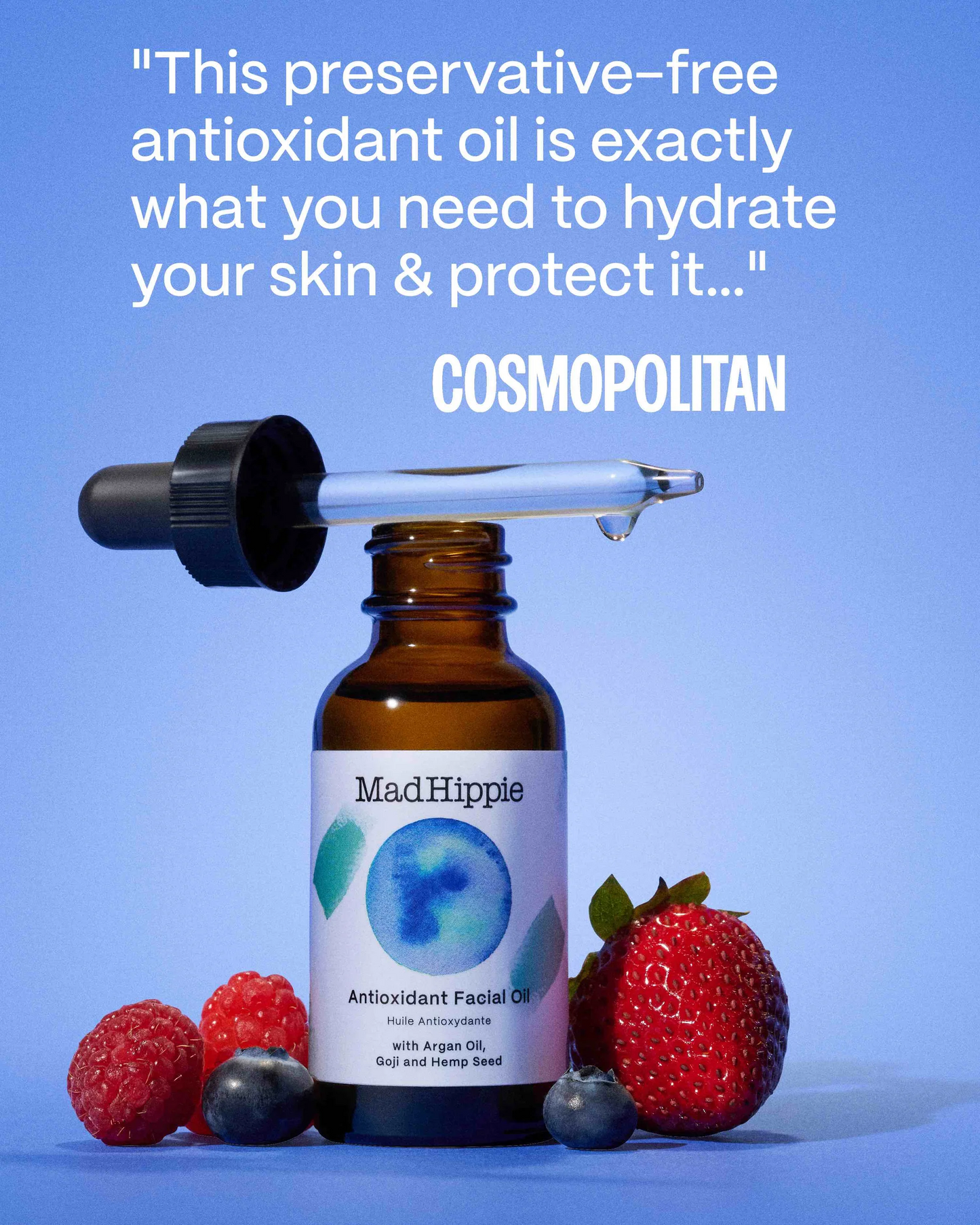 π Natural Facial Oil with Argan & Vitamin E