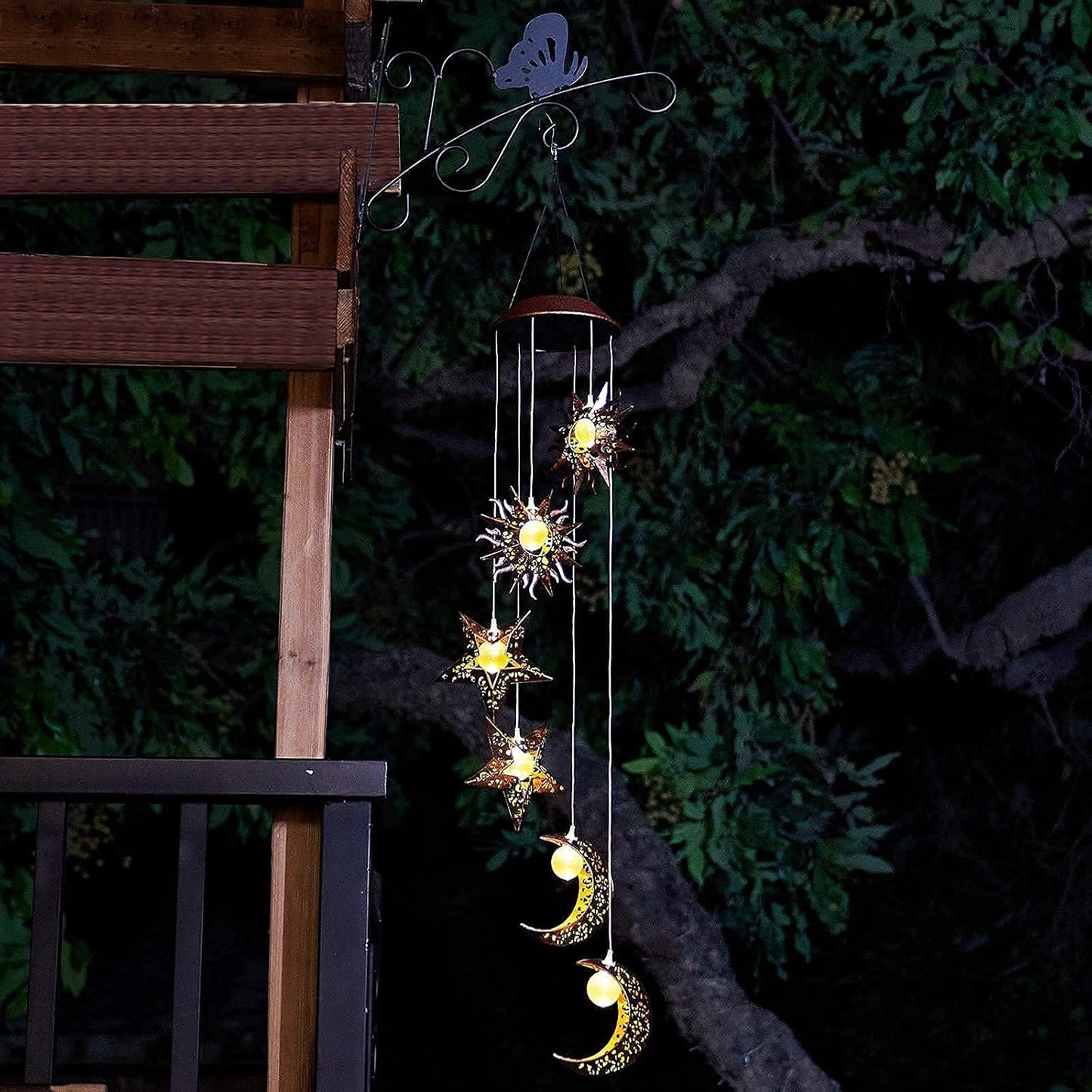 ๐Solar Wind Chime Lights Outdoor โ Perfect for Patio, Porch, Yard & Gifts