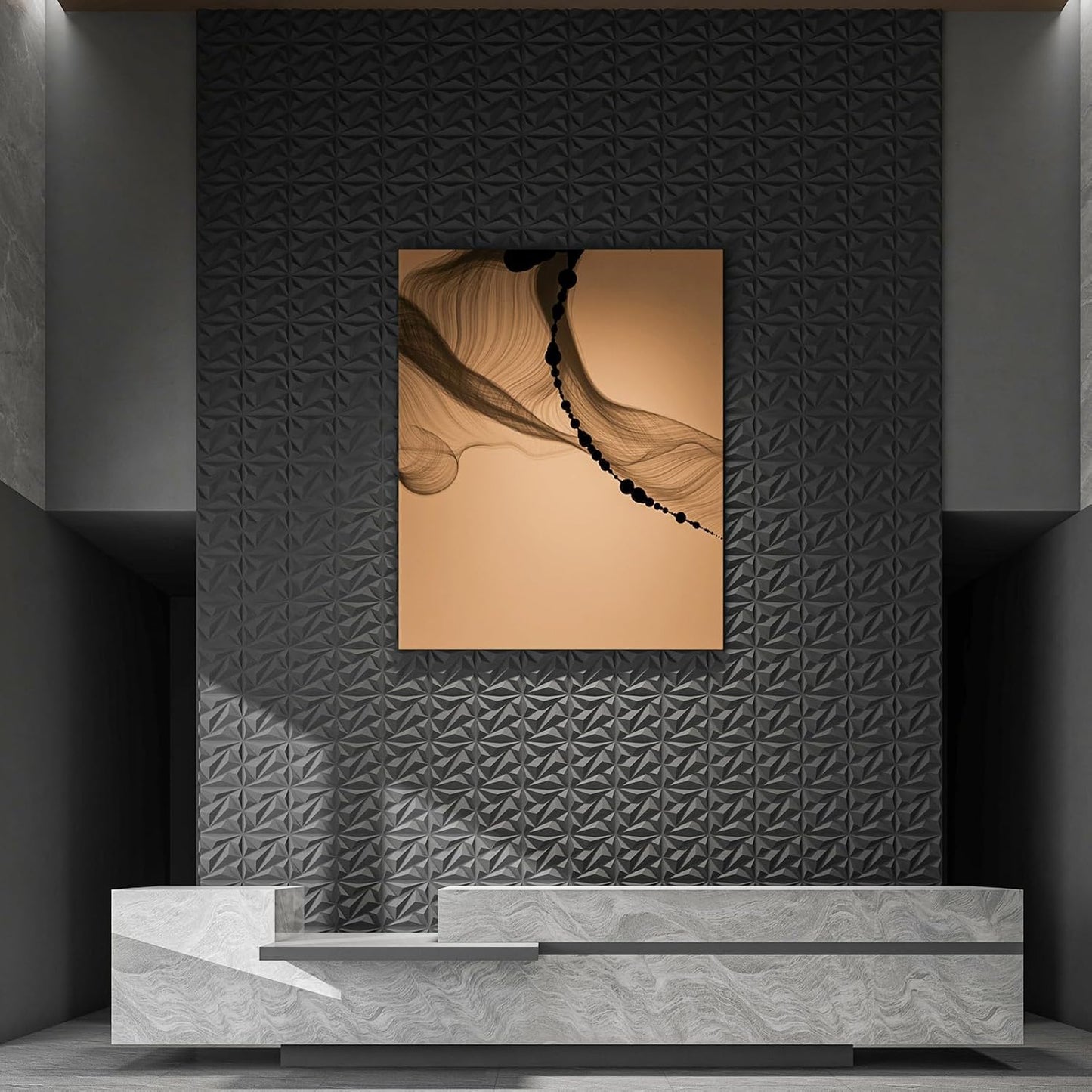 π₯33 Pack 3D Diamond Wall Panels β Cover 32 Sq.Ft!β¨