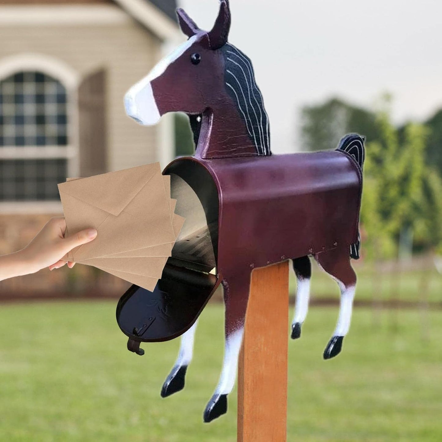 The Ultimate Horse Head Mailbox | Handcrafted Elegance🐎✨