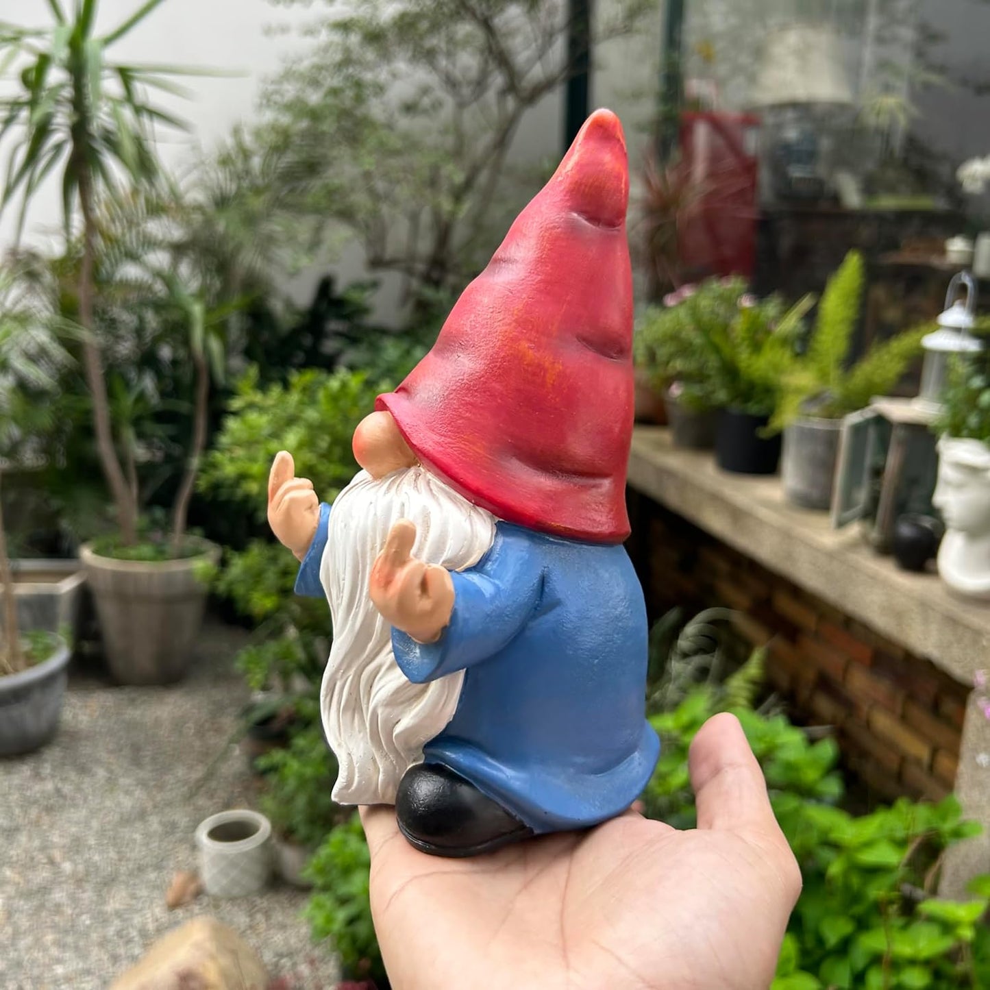 π Grumpy Gnome 7.8" β Funny Garden Rebel!