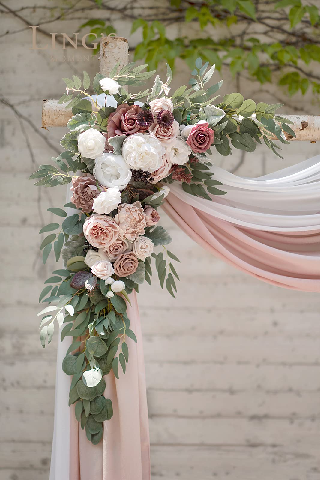 💏Artificial Wedding Arch Flowers Kit