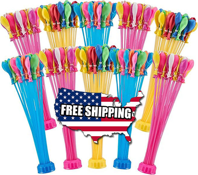 💦Unleash a Water Balloon Battle – 350 Quick-Fill Balloons