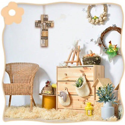 Faith-Inspired Wooden Cross Decor