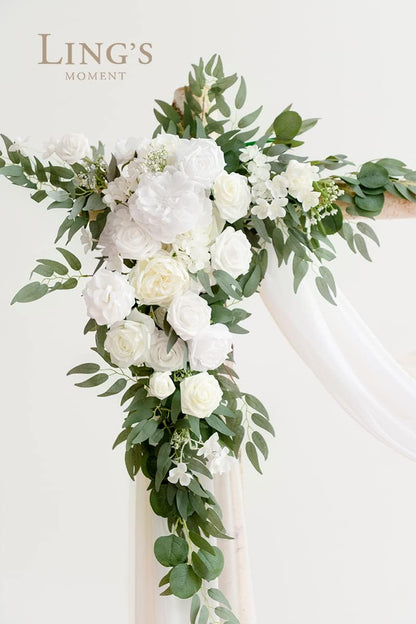 💏Artificial Wedding Arch Flowers Kit