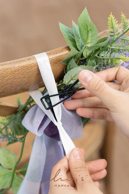 🌺Wedding Artificial Aisle Pew Flowers Chair Decorations