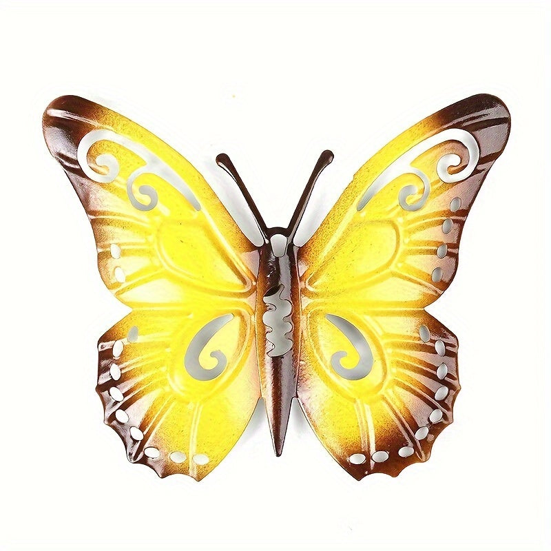 🦋Metal Butterfly Wall Art, Vibrant Outdoor/Indoor Craft Ornaments for Home Accents