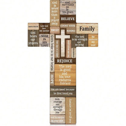 Faith-Inspired Wooden Cross Decor