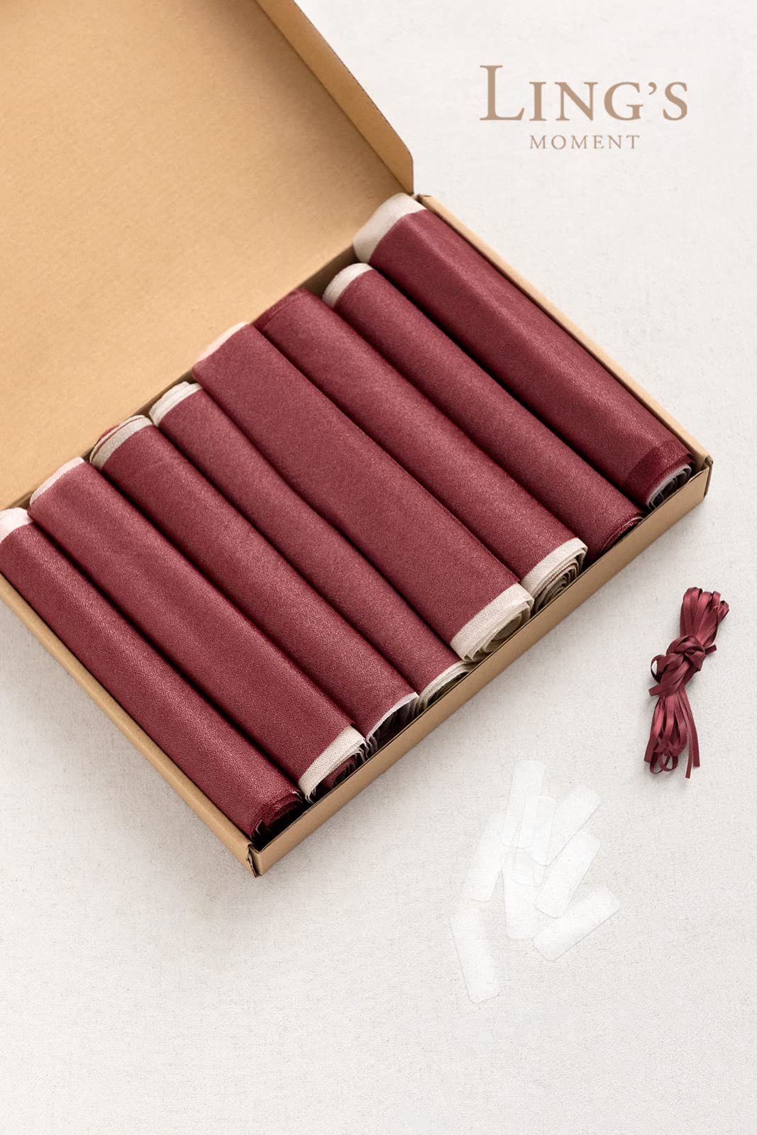 Wedding Chiffon Chair Sashes Cover Aisle Decorations Draping Fabric Wrinkle-Free with Tie