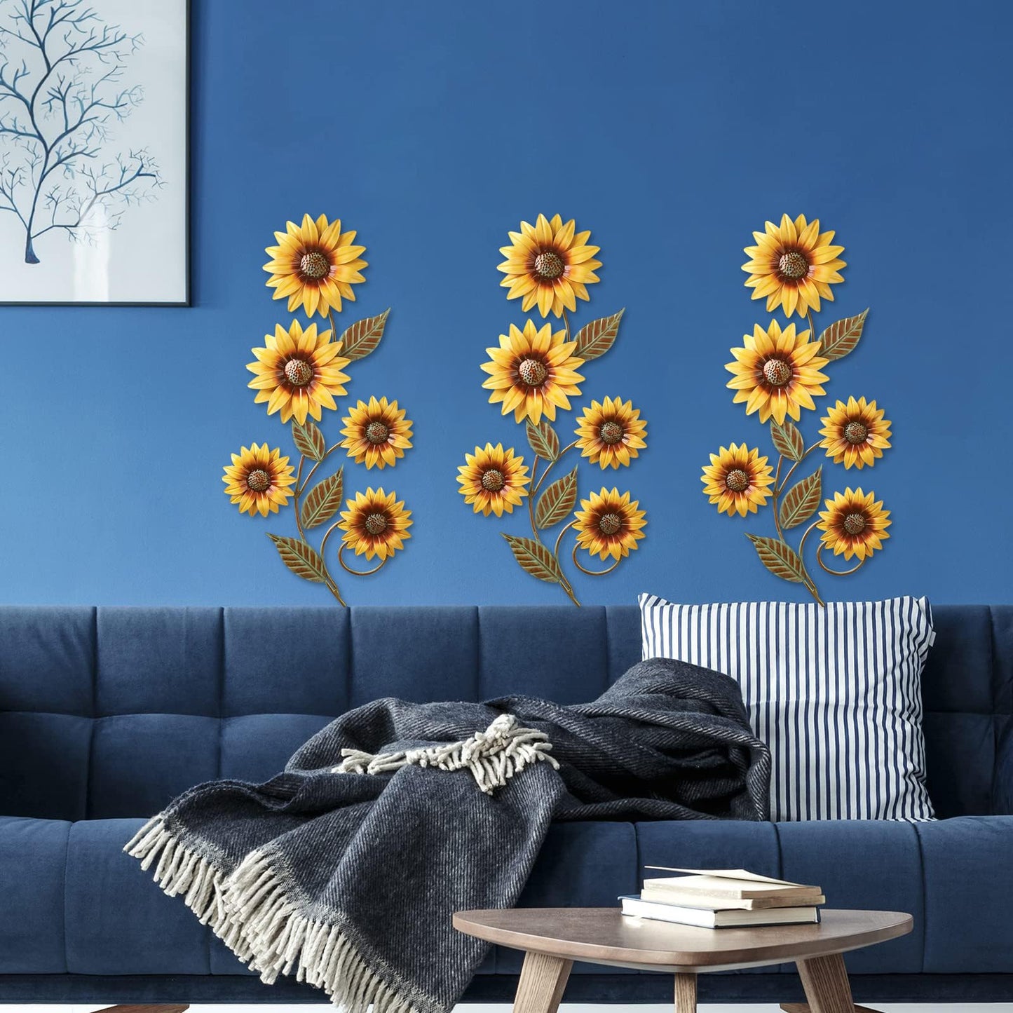 🌻Metal Sunflower Wall Art Decor,  for Indoor Outdoor Home Bedroom Living Room Porch