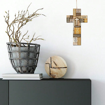 Faith-Inspired Wooden Cross Decor