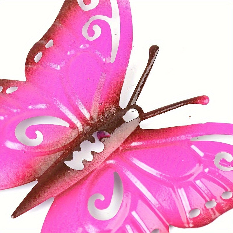 🦋Metal Butterfly Wall Art, Vibrant Outdoor/Indoor Craft Ornaments for Home Accents