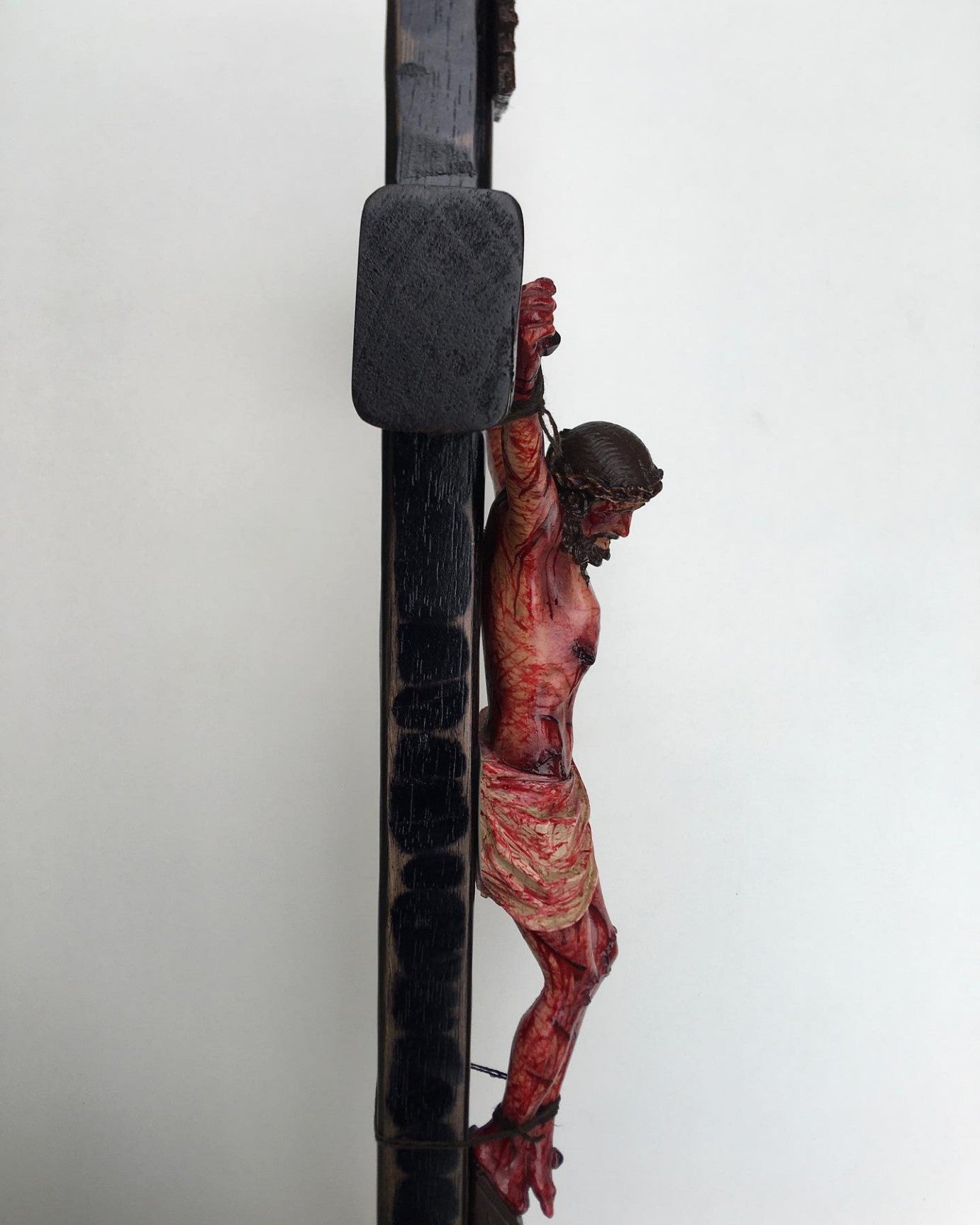 ✝️ Calvary Crucifix – Hand-Carved & Blessed