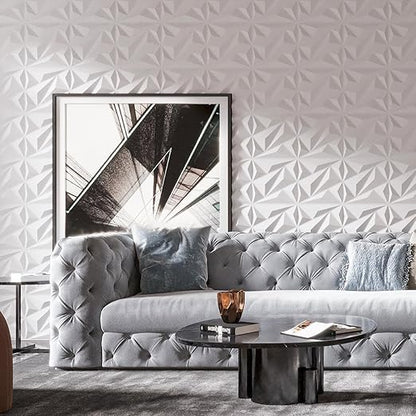 🔥33 Pack 3D Diamond Wall Panels – Cover 32 Sq.Ft!✨