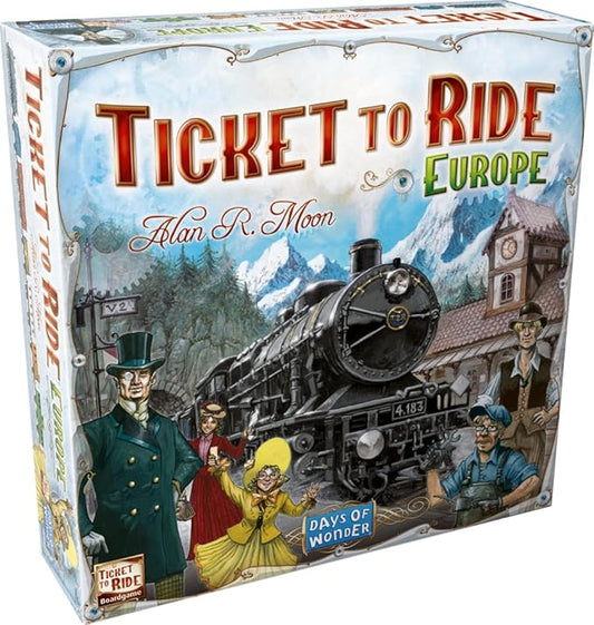 🗺️ Strategy + Adventure = Ticket to Ride Europe 🎯