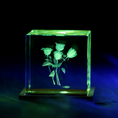 🔮Crystal Ball 3D Music Box✨ | LED Night Light 🌙