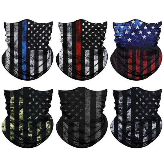 6PCS UV Cooling Neck Gaiter Face Masks
