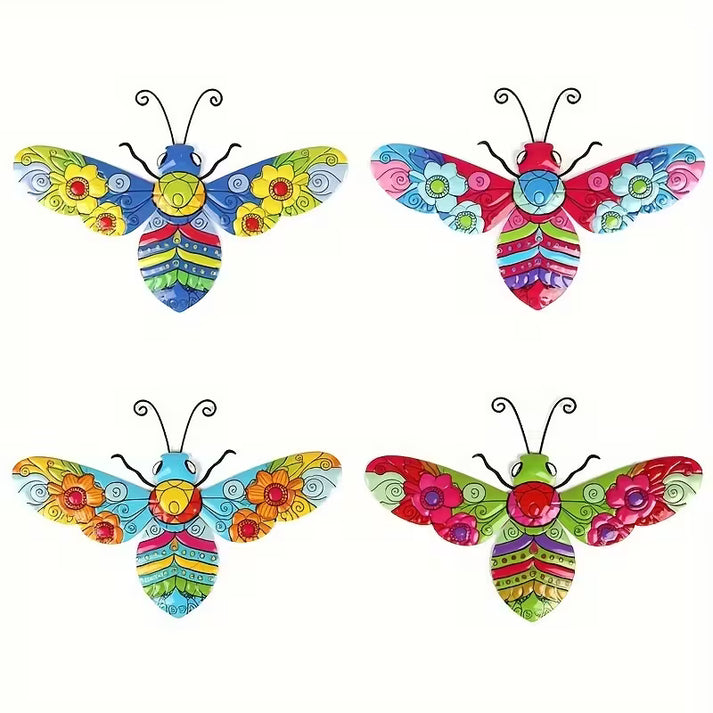 🐝Art Deco Metal Bee Wall Sculptures（4pcs）