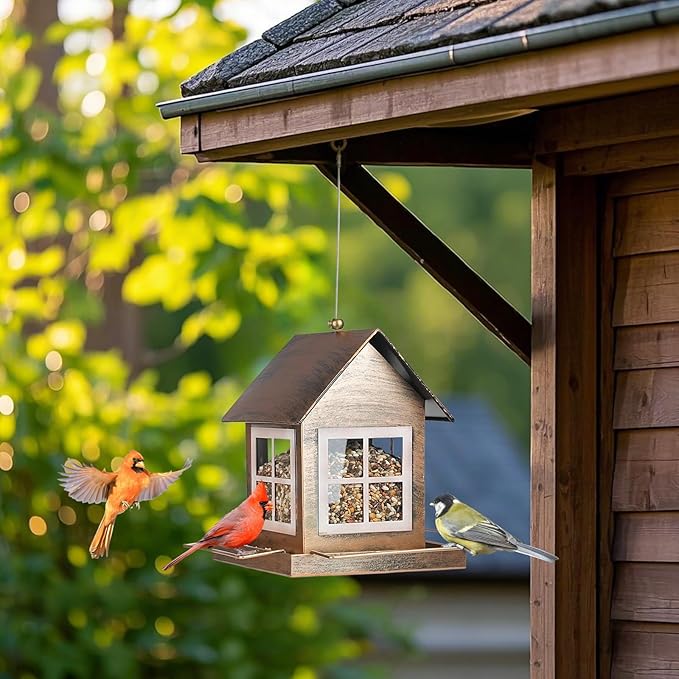 🐦Bird Feeder for Yard 🏠 Cottage Look | 49%OFF🎁