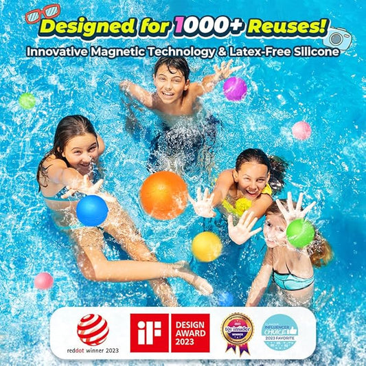 Magnetic Splash Balloons - Reusable Water Balloons for Kids🎁