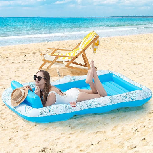 Inflatable Pool Float🦩 Extra Large & Comfy | Summer Must-Have Floatie 🌞