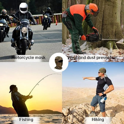 Tactical Camo Face Masks – 5PCS UV Neck Gaiters