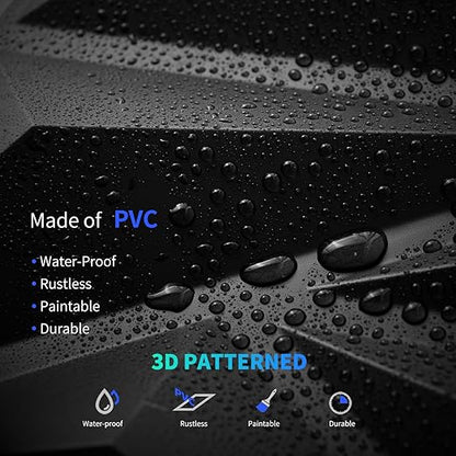 🔥33 Pack 3D Diamond Wall Panels – Cover 32 Sq.Ft!✨